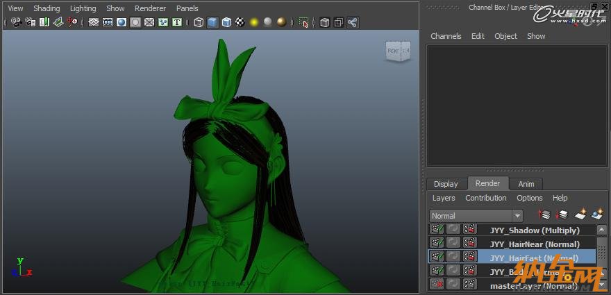 表情、蒙皮和燈光篇之Maya卡通角色制作9