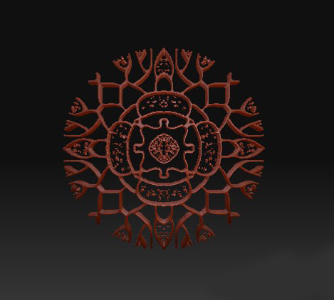 ZBrush制作鏤空效果 納金網(wǎng)