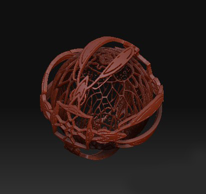 ZBrush制作鏤空效果 納金網(wǎng)
