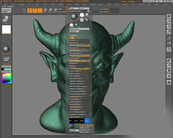 ZBrush材質(zhì)初級教程 納金網(wǎng)