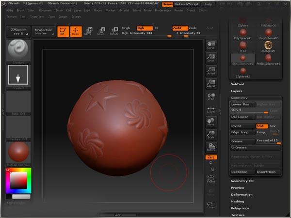 zbrush拓補(bǔ)功能介紹 納金網(wǎng)